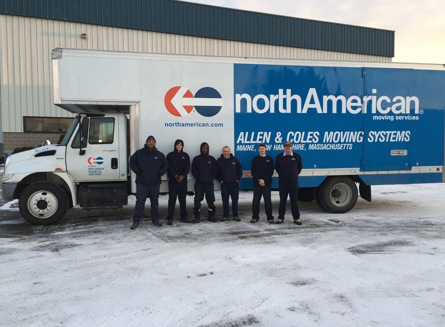 Allen and Coles Moving (northAmerican) Portland, Boston, Manchester
