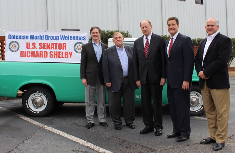 US Senator Richard Shelby Visits Coleman American Moving Services