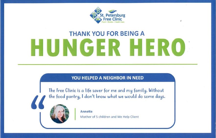 Proud to be a Hunger Hero!